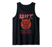 Ronin Oni Demon Mask Ogre - Sad Aesthetic Edgy Streetwear Canotta