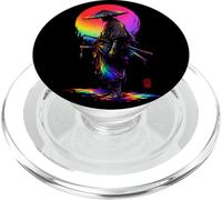 Ronin Samurai Cappello di Paglia Giapponese Illustrazione di Arte PopSockets PopGrip per MagSafe