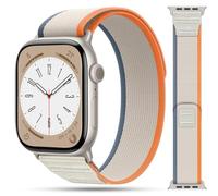 Ronkakar Trail Loop in pelle compatibile con Apple Watch Cinturino Ultra 3 2 Ultra 49 mm, 46 mm, 45 mm, 44 mm, da uomo, in tessuto elastico, per iWatch Serie 11, 10, 9, 8, 7, 6, 5, 4, SE 3, 2, 1
