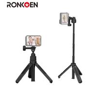 Ronkoen 40CM Mini treppiede selfie stick allungabile con vite 1/4 per GoPro Insta360 Osmo Action DJI Action Action Camera
