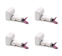 Ronlok 4 mini sensori a infrarossi da 220 V, per il corpo umano, sensore a infrarossi, interruttore a LED, sensore di movimento PIR, regolabile,