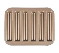 Ronlok Stampo per Biscotti Antiaderente Durevole, Teglia per Torte, Stampo per Pane in Acciaio al Carbonio, Mini Stampo per Torta A Cilindro 3D, Facile da Usare