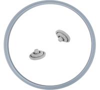 RONMOSNEA Pentola a pressione di ricambio per WMF, anello di tenuta per pentola a pressione, 22 cm, valvola di sicurezza per pentola a pressione, coperchio, anello in gomma per uso alimentare (set da