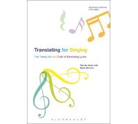 Ronnie Apter Mark Herman Translating For Singing (Copertina rigida)