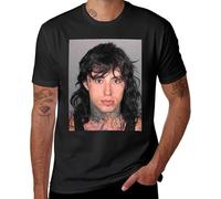 Ronnie Radke Mugshot T-Shirt t Shirt White t Shirts Korean Fashion Sweat Shirts Men Size M