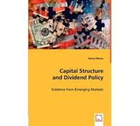 Ronny Manos Capital Structure and Dividend Policy (Tascabile)