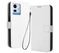 RonRon Cover Cubot Note 50 Libro, Flip Custodia Portafoglioin Pelle, Antiurto case per Cubot Note 50, bianca