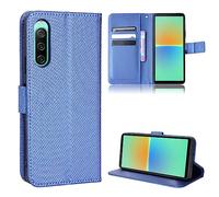 RonRon Cover Sony Xperia 10 V Libro, Flip Custodia Portafoglioin Pelle, Antiurto case per Sony Xperia 10 V, blu