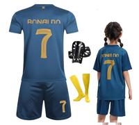 Ronronner Set di Maglia da Calcio per Bambini, N°7 Casa/Fuori, Set B, 130-140