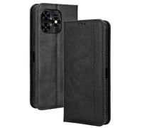 RonRun Cover UMIDIGI G5 Mecha, Custodia a Libro con Supporto Stand e Slot Porta Carte Case a Portafoglio Magnetica in Pelle PU Adatto per UMIDIGI G5 Mecha, nero