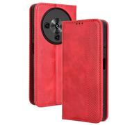 RonRun Cover ZTE Blade A76 5G, Custodia a Libro con Supporto Stand e Slot Porta Carte Case a Portafoglio Magnetica in Pelle PU Adatto per ZTE Blade A76 5G, rosso