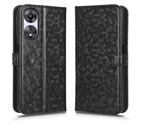 RonRun per OPPO A58 5G/A78 5G Cover a libro Flip Wallet Custodia in Pelle con Slot per Schede Custodia in Pelle Magnetica Cover per OPPO A58 5G/A78 5G - Nero