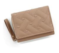 RONSSEN Portafogli da donna Portafoglio da donna piccolo compatto 3 volte lusso borsa da donna ricamata cuore amore multi slot per carte di credito portafoglio in pelle compatibile con carte di