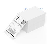 Ronta - Stampante termica per etichette e codici a barre, di grado commerciale, ad alta velocità, compatibile con Etsy, Ebay, Amazon, FedEx, UPS, Shopify, USPS ecc. (500 pezzi di carta per etichette)