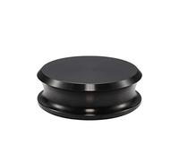 RonXer, stabilizzatore per dischi in vinile, morsetto per giradischi in alluminio, riduce le vibrazioni per dischi in vinile, colore nero black small