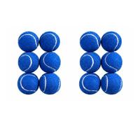 Ronyme 12 Pezzi Pallina Elastica per namento Tennis Resistenti Set di Palline da Tennis con Borsa a Principianti Palline da namento,