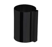 Ronyme 133213 Tubo di arresto adatto per vasca/doccia con maniglia singola, accessorio robusto per uso quotidiano, guarnizione in acciaio inossidabile, tubo, Nero