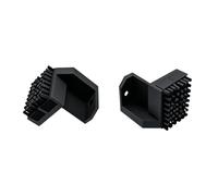 Ronyme 2 pezzi di ugello per estrusore per stampante 3D, pulisci testina di stampa, spazzole pratiche per la pulizia degli ugelli, accessori per la pulizia, Nero