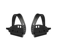 Ronyme 2x Pedali per Cyclette con Cinturino per Allenamento in Casa E in Ufficio, Bicicletta Reclinata