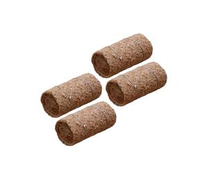 Ronyme 4 Pezzi Modello di B di Paglia con Metallici Realistico Pagliaio in Miniatura Compatto Decorazione per Diorami Agricoli