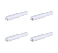 Ronyme 4 pezzi porta carta igienica aste a molla scatola porta fazzoletti nucleo pratico facile da installare robusto rullo per carta igienica, Bianco