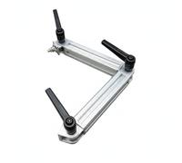 Ronyme 5 Pezzi Staffa in Alluminio Regolabile con Leva di Blocco Snodo Articolato con Braccio Orientabile Connettore per Strutture Supporto Stabile Adatto