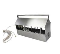 Ronyme Abbeveratoio Automatico per pollame, Fontana Versatile con Tubo, distributore Automatico di Acqua, Forniture per Uccelli per quaglie, fagiani, 40 Cm