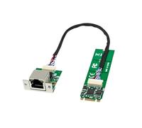 Ronyme Adattatore Ethernet Gigabit, Adattatore di Rete Professionale, Facile da Collegare, Sostituzione 2.5G/1000/100Mbps, Chiave M2 BM