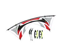 Ronyme Aquilone Linee con Maniglie e Set di Linee, Aquilone Volante Robusto, Facile da Far Volare, per Viaggi, Regalo di Compleanno, attività, Grigio