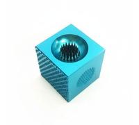Ronyme Attrezzo Punta Biliardo Shaper con Scuffer E Aeratore a Cluster Brunitoio per Finitura Punta Curva per Regolare Alluminio Resistente Adatto a Sala, Light Blue