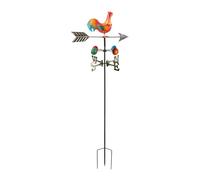 Ronyme Banderuola a in ghisa, Decorazione Decorativa da Giardino, a Forma di Gallo, Alta 43 Pollici, per Prato, Cortile, Resistente, Facile da