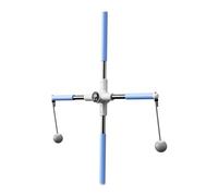 Ronyme Bastoncini da 2 in 1, Strumento di Stretching per la Postura Corretta per scolpire Il Corpo, Blu