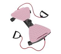 Ronyme Board, Macchina per Esercizi di Torsione della Vita per Donne, Disco Rotante Regolabile per Bruciare Il Grasso Addominale e Le Cosce, Nero Rosa