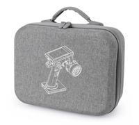 Ronyme Borsa con Cerniera Alta Resistenza, Grigio, Grigio | Semirigida, Custodia Rigida per NB4, Antiurto, Custodia per Riocomando , Pista, operatori RC, Modellisti