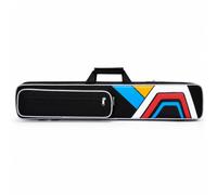 Ronyme Borsa da Biliardo Custodia Porta Stecca Custodia Rigida Sacca Porta Accessori con Scomparti Interni E Tasca Frontale con Cerniera per Gessetti E Punte, Array, Nero