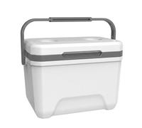 Ronyme Borsa Frigo Portatile Contenitore Termico Rigido Refrigeratore Portabevande con Coperchio E Corpo Solido Isolamento per Bevande in Adatto a Campeggio Picnic Trekking, Bianco Riso, 6L