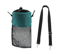 Ronyme Borsa porta mollette da bucato in rete, stabile e traspirante, porta mollette da bucato da appendere, organizer per guardaroba da dormitorio, Blu