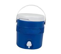 Ronyme Borsa Termica da Campeggio con beccuccio, Portatile, con Coperchio, erogatore di Acqua ghiacciata, brocca d'Acqua per Campeggio, Barbecue, Pesca, Blu