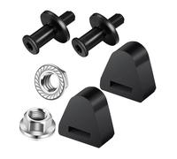 Ronyme Bullone di bloccaggio della serratura del portellone posteriore, fermo in gomma automatico, metallo in gomma con 2 dadi, sostituisce il fermo del