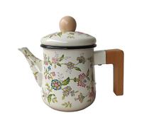 Ronyme Caffettiera Smaltata, Teiera Da Fornello, Scaldalatte Ad Acqua con Coperchio, Bollitore per Acqua, Bollitore per Tè Smaltato per Casa, Ristorant