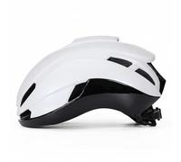 Ronyme Casco da Ciclismo Casco Bici Caschetto Stradale Protezione Testa Scocca Dura Schiuma Assorbente Canali Ventilazione Regolazione Precisione Comfort, Bianco E Nero, L
