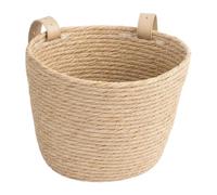 Ronyme Cestino per Bicicletta per Bambini con Cinghie, Intrecciato a Mano, Portatile, Rimovibile, per Bicicletta Anteriore, per Bambini e Bambine.