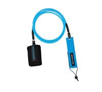 Ronyme Cinghia di per tavola da Surf, Cordino in TPU di Ricambio, Corda per Gamba e Piede da Surf per Skimboard, Blu 6 Piedi