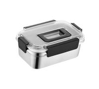 Ronyme Contenitore sigillato per la conservazione del pane, contenitore per la conservazione degli alimenti, per il pranzo per frigorifero da banco, 2000 Ml