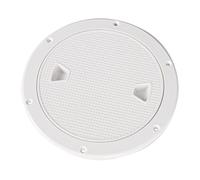 Ronyme Coperchio per piastra di coperta per portello di ispezione, pezzi di ricambio, attacco professionale, robusto portello circolare per barche per, Bianco, 8 Inch