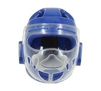 Ronyme Copricapo da Karate Casco da Boxe Ammortizzazione ventilata Copertura per Il Viso Regolabile per Taekwondo Grappling Professionale Comoda per Adulti, XL