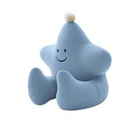 Ronyme Cuscino da lettura, supporto per braccio e schiena, comodo cuscino multifunzionale per bambini, per guardare la TV sul pavimento e sul divano, Gray Blue L