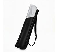 Ronyme Custodia per Stecca da Biliardo Borsa Porta Stecche Astuccio Multi Alloggiamento Tracolla Confortevole Protezione Durante il Trasporto in Pelle Pu E, Silver Gray