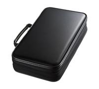 Ronyme Custodia Porta CD/Dvd, Organizer per Dischi, Porta Dischi, efficiente e Portatile, con Doppia Cerniera, per Viaggi, casa e Auto.