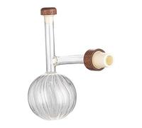 Ronyme Decanter portatile con aeratore in vetro, facile da usare, dispositivo per la soppressione della sbornia, versatore rapido per bottiglie, decanter, Girare